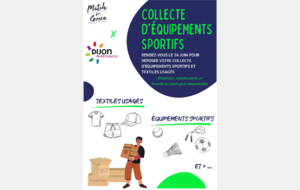 COLLECTE D'EQUIPEMENTS SPORTIFS USAGÉS