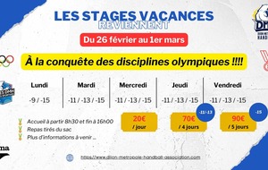 À la conquête des disciplines Olympiques