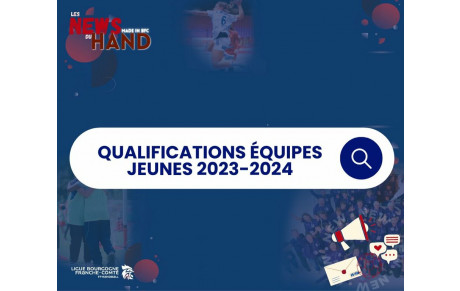 𝗜𝗻𝗳𝗼𝗿𝗺𝗮𝘁𝗶𝗼𝗻𝘀 𝗖𝗢𝗖 : 𝗤𝘂𝗮𝗹𝗶𝗳𝗶𝗰𝗮𝘁𝗶𝗼𝗻𝘀 𝗲́𝗾𝘂𝗶𝗽𝗲𝘀 𝗷𝗲𝘂𝗻𝗲𝘀 𝟮𝟬𝟮𝟯-𝟮𝟬𝟮𝟰