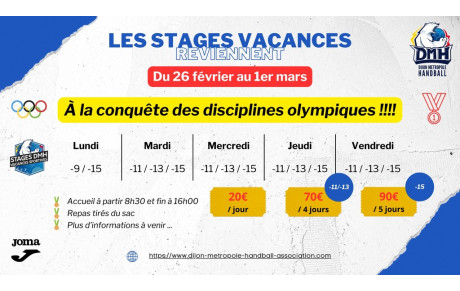 À la conquête des disciplines Olympiques